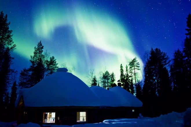 The Fox Cottage and Auroras