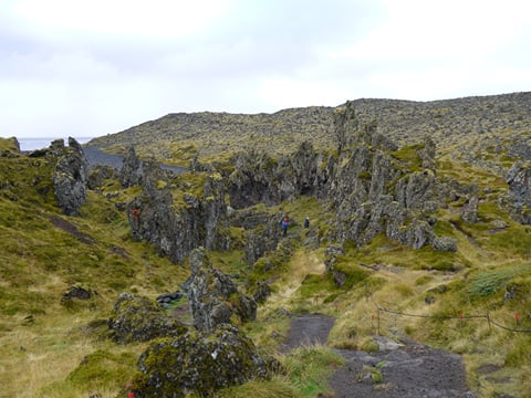 Iceland landscape during itinerary for 5 days