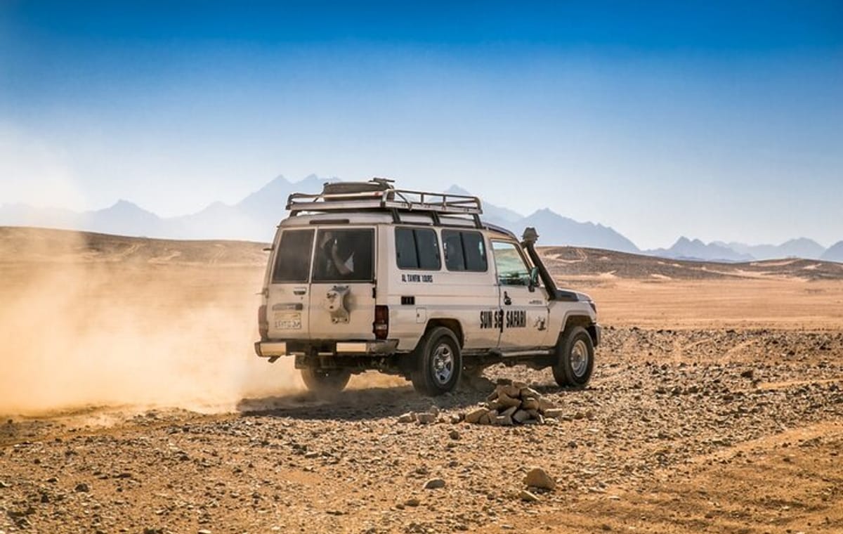 Marsa Alam Desert Adventure: Jeep, Quad, and Camel with Dinner