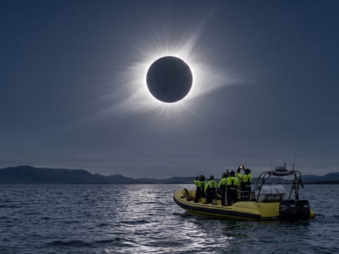 Solar Eclipse by RIB Speedboat from Reykjavík, photo 2
