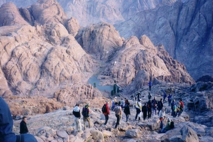 St Catherine’s Monastery and the Summit of Mount Sinai from Sharm