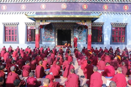 Tibetan Tranquility: Bangalore to Namdroling Monastery Day Tour