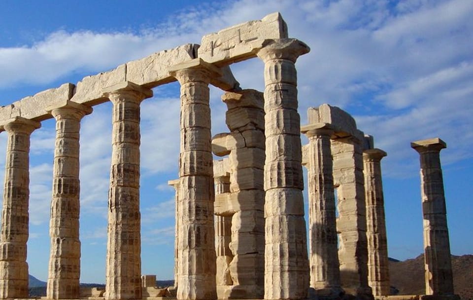 Private Full Day Tour to Temple of Poseidon and Swimming in Sounio