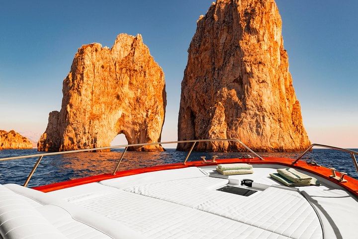 Very Small Group Capri Boat Excursion with Transfer from Sorrento