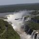 Helicopter flight over Iguazu Falls
