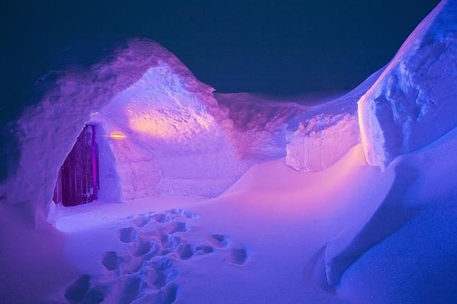 Ice Hotel at Balea Lake, Romania