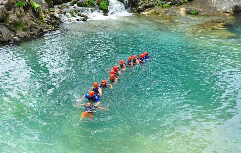 Canyoning Rafting and Zipline Adventure from Antalya