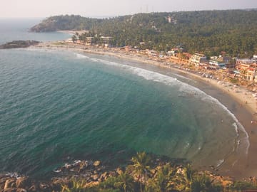 Kovalam and Trivandrum Beaches and Temples Tour