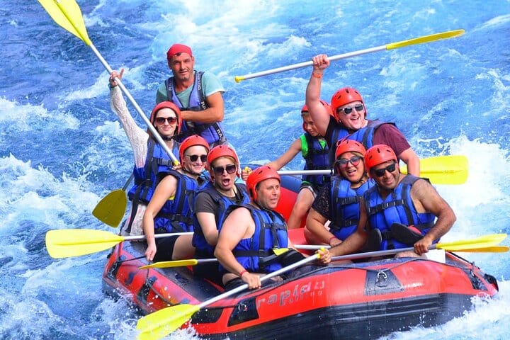 Canyoning Rafting Zipline Adventure Tour from Alanya