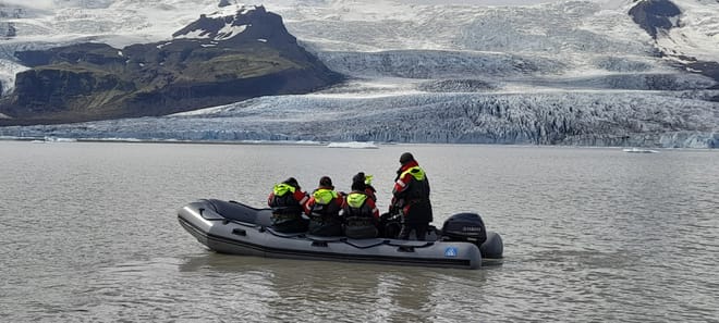 Glacier Lagoon Private Tour with Private Zodiac Boat Ride on the Iceberg Lagoon 3