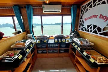 Wonderbay Cruise Halong Day Trip from Hanoi (Small Group on Boat)