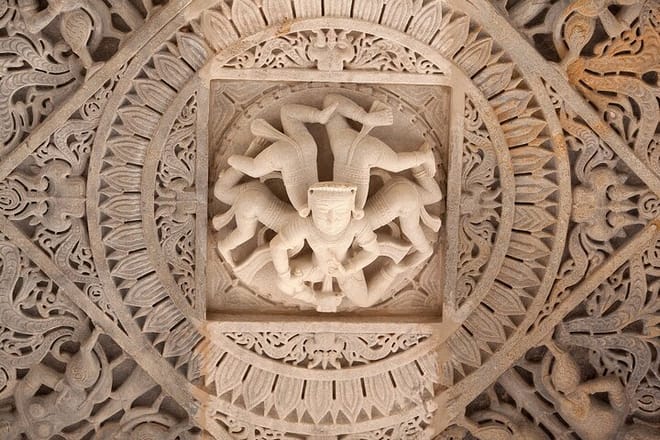 Bas-Relief work in Ranakpur Temple