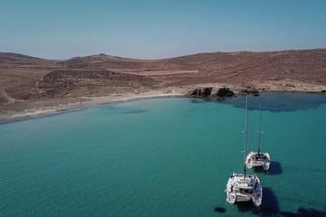 Luxury Semi-Private Catamaran Cruise in Mykonos