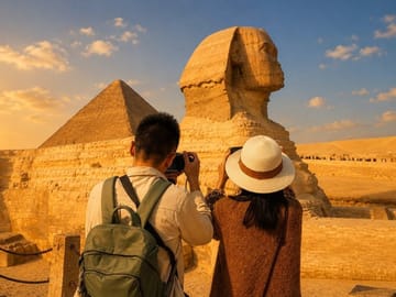 Private Tour of Giza Pyramids, Egyptian Museum & Old Cairo