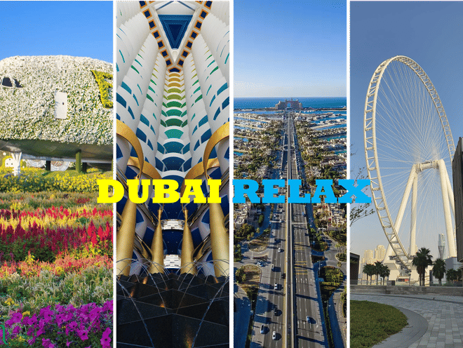 Morning trip in Dubai start with Miracle garden and end with Global village 