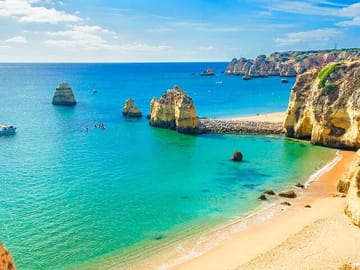 Scenic Bus Tour from Porto to Algarve with Aveiro and Coimbra Stops
