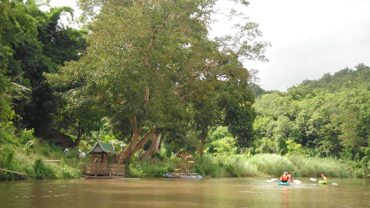“KAYAK F” 2-Day Mae Ping River Kayaking Adventure from Chiang mai