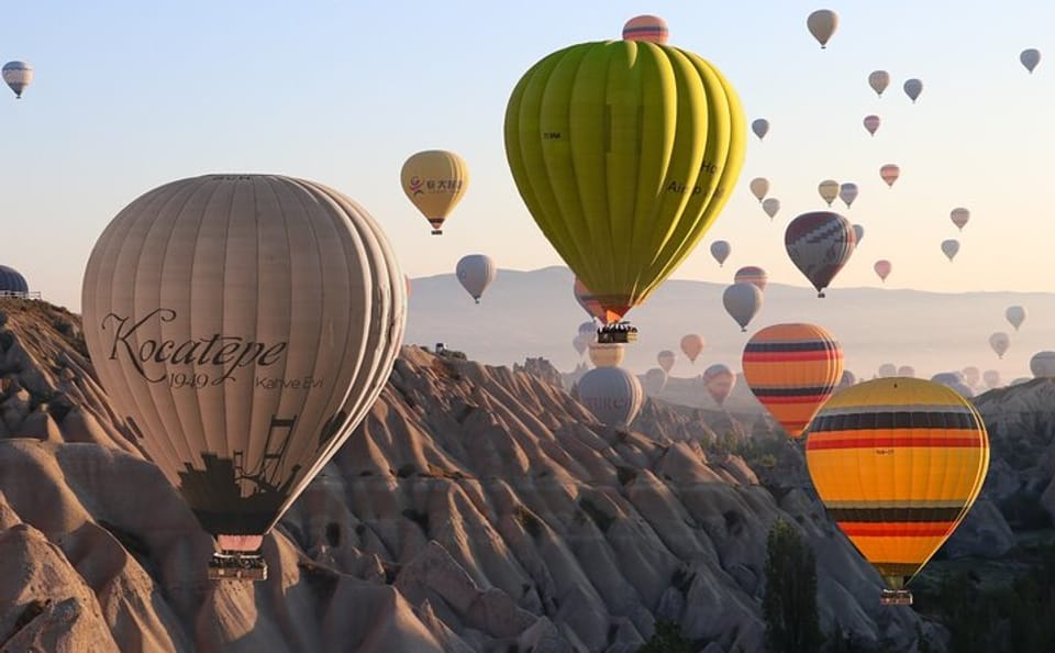 Cappadocia Hot Air Balloon Flight at Sunrise with Pickup