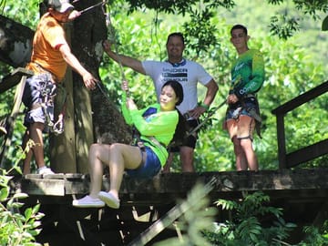 Zip Line Adventure and Sloth Park Tour in Roatan, Honduras