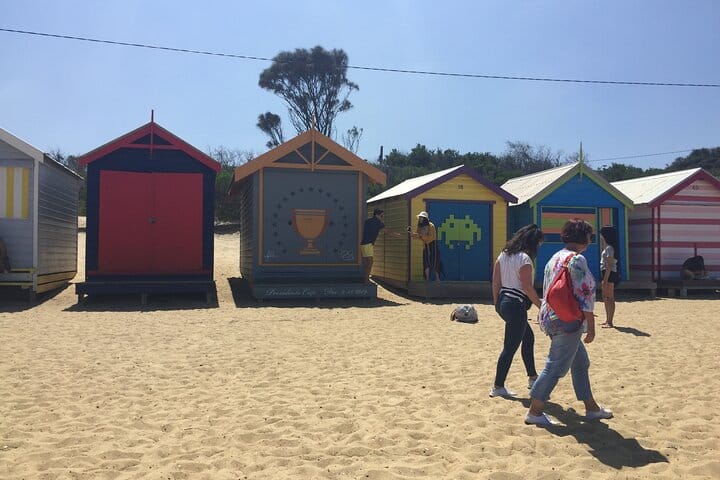 Brighton Beach Bathing Boxes