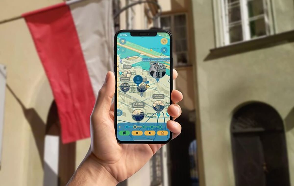 Medieval Warsaw Smartphone App Self-Guided GPS Walking Tour