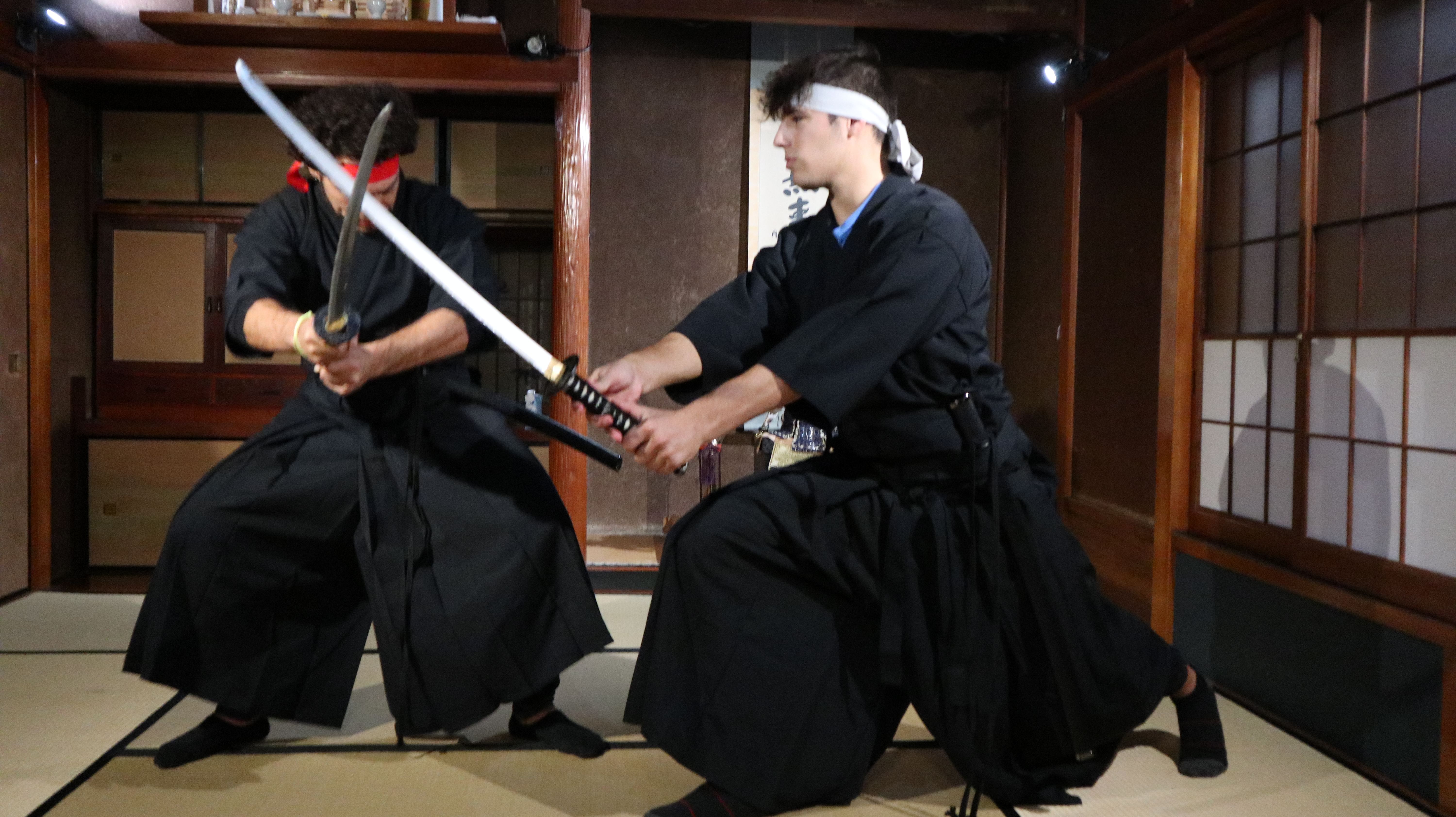 Authentic samurai experience with real actors（侍体験）