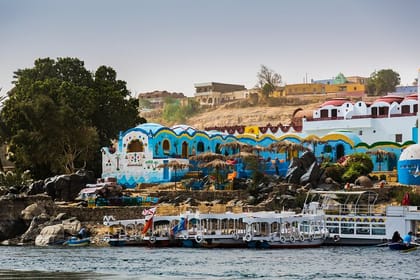 Nubian village and botanical Island with felucca ride