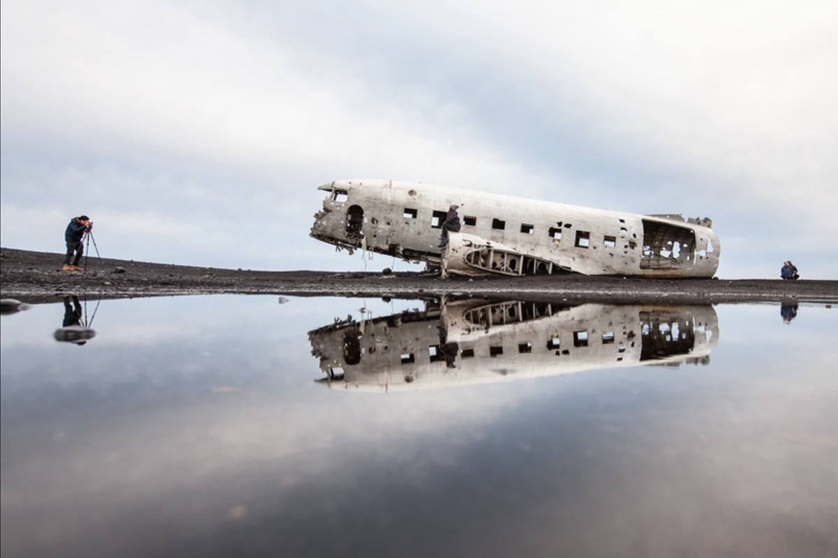 Sólheimasandur Plane Wreck Shuttle, Iceland