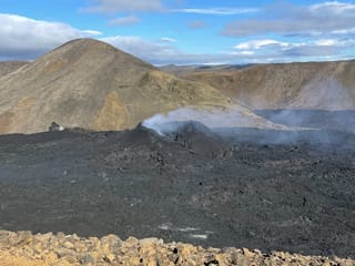 The volcano since the eruption stopped in late August 2022