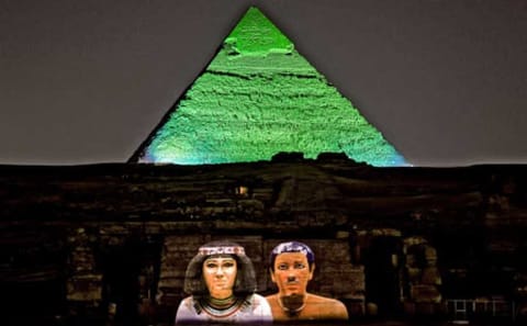 Sound and Light Show at Giza Pyramids with Dinner
