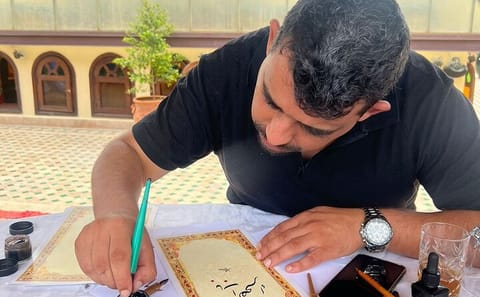 Arabic Calligraphy Workshop in Fes with Lunch or Dinner