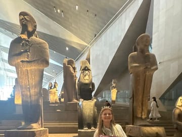 Grand Egyptian Museum Tour and Sunset Camel Ride in Giza