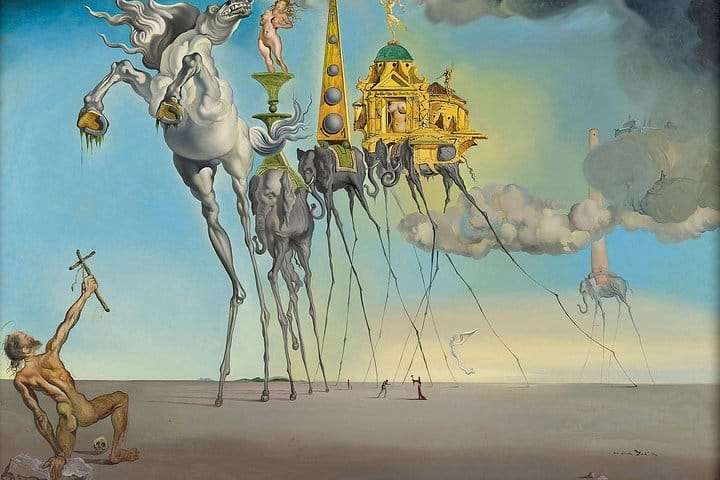 Salvador Dal&iacute; portrait