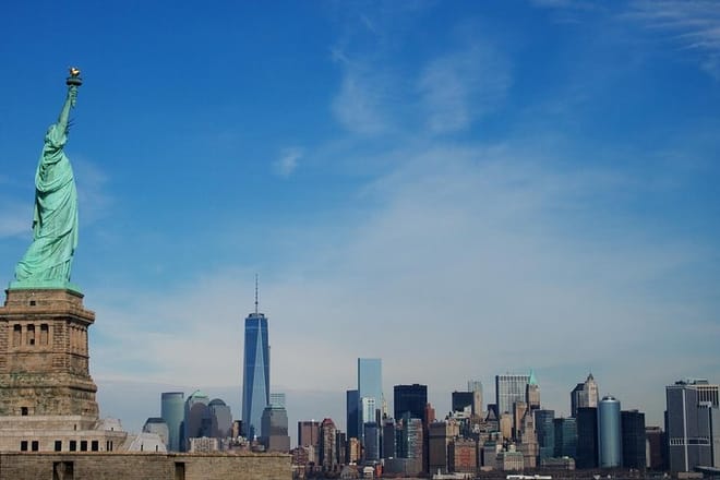 Statue of Liberty Pedestal, Ellis Island &amp; Pre-Ferry Tour