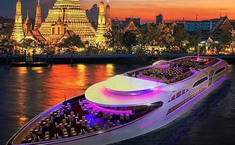 Chao Phraya River Dinner Cruise with Live Music in Bangkok
