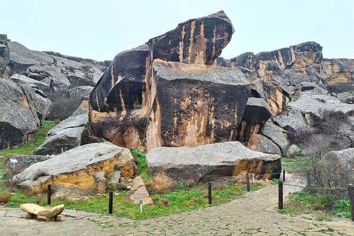 Gobustan tour-Gobustan and mud volcanoes tour-mud volcano tour-Mars planet-Gobustan unesco-petroplyphs