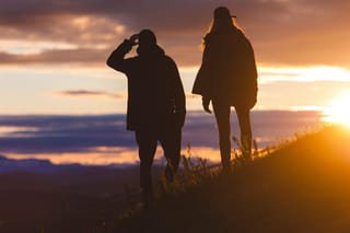 Hiking under the Midnight Sun
