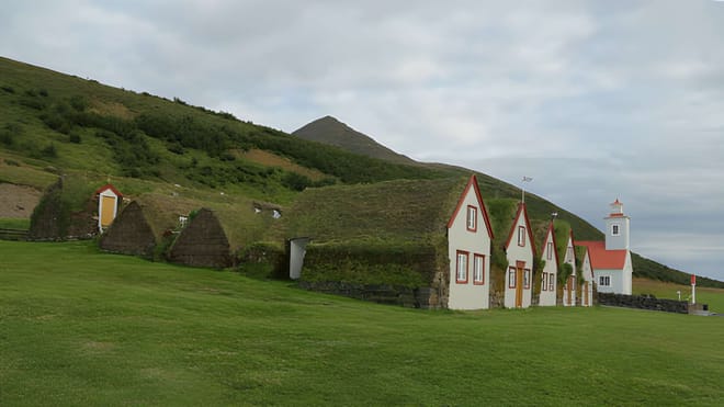 Akureyri Port: Small Group Godafoss Waterfall and Laufas Turf House Tour