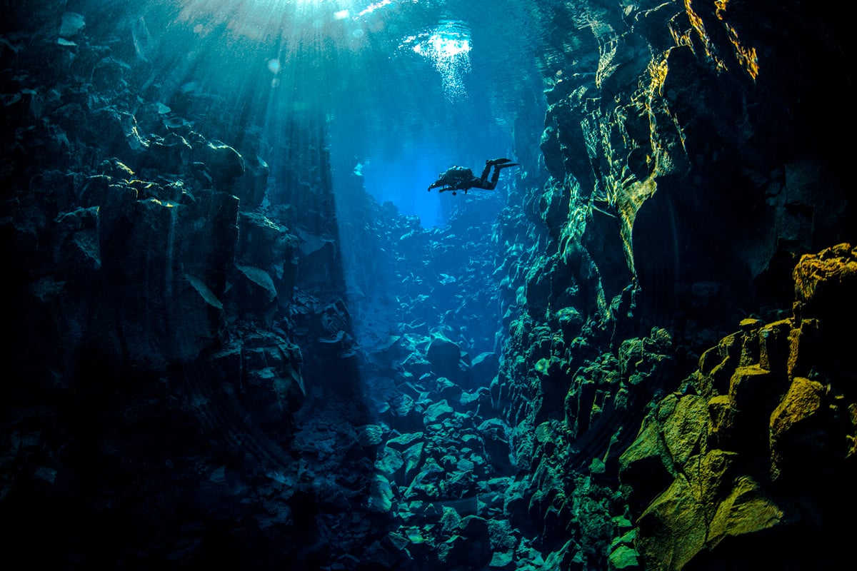 Silfra Diving, Iceland