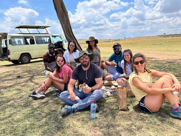 A picnic in the wild