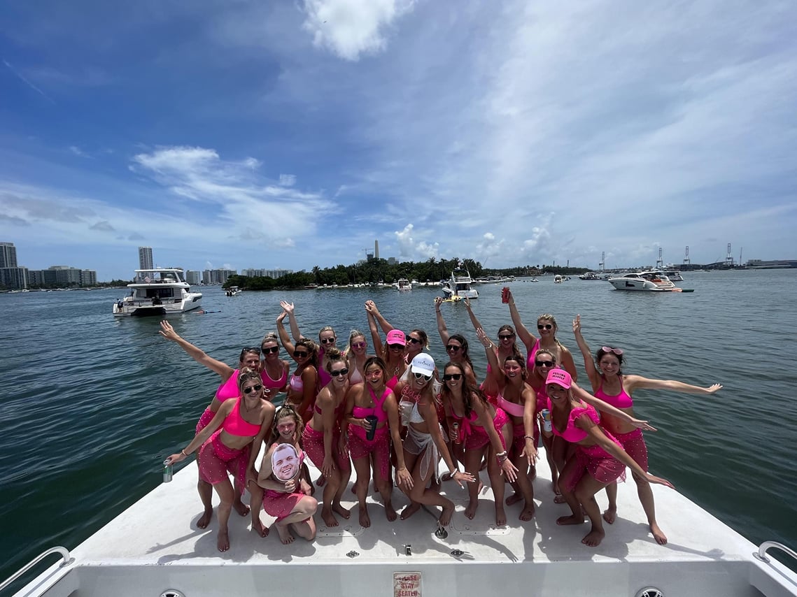 top 10 things to do in Miami, catamaran boat party with jet ski included