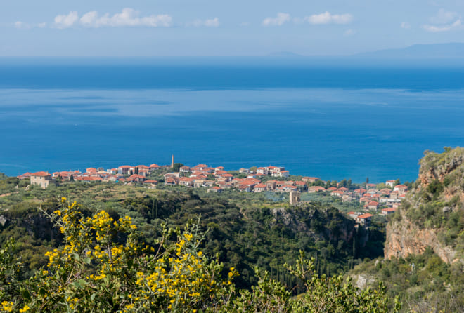 Kardamyli, view from the trail