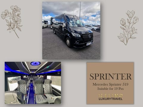 Private transport Reykjavik - Hvammsvik Hot Springs transfer with 3h wait - Sprinter 18 Pax, photo 3