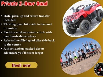 Private 2-Hour High-Speed Quad Bike Adventure in Hurghada