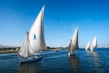 Sunset Felucca Ride on the Nile with Tea in Aswan