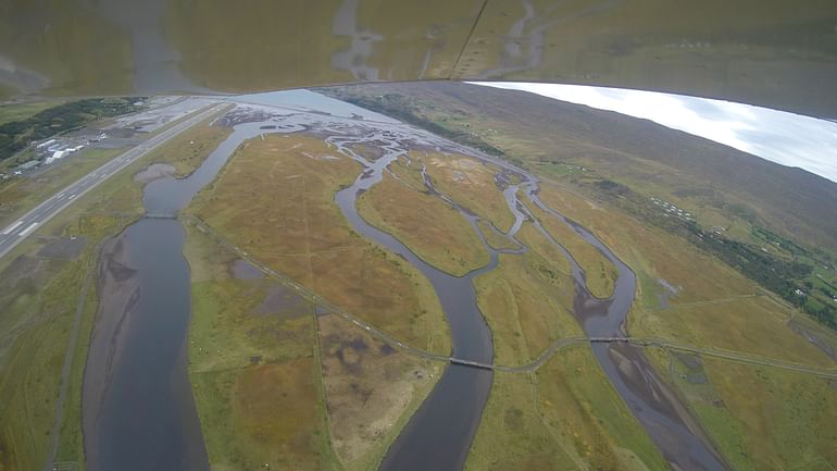 Fly over Iceland