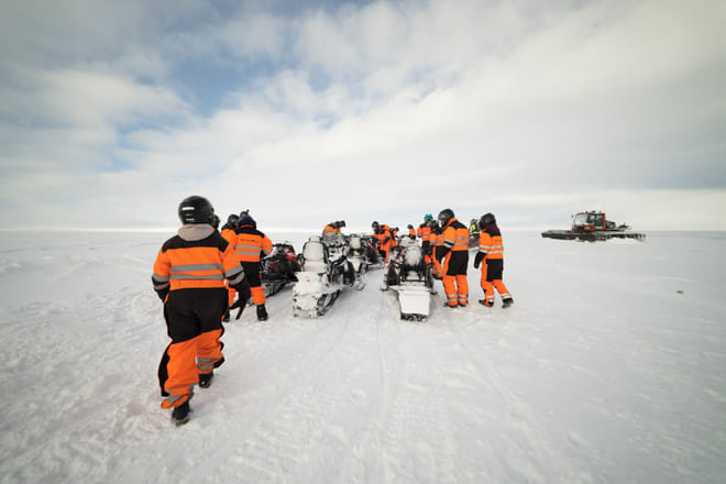 Glacier Snowmobiling & Ice Cave from Geysir Area photo 5