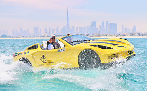 Jet Car Ride Adventure in Dubai with Private Transfers