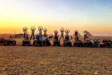 Desert Safari by Quad Bike Around Pyramids