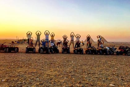 Desert Safari by Quad Bike Around Pyramids